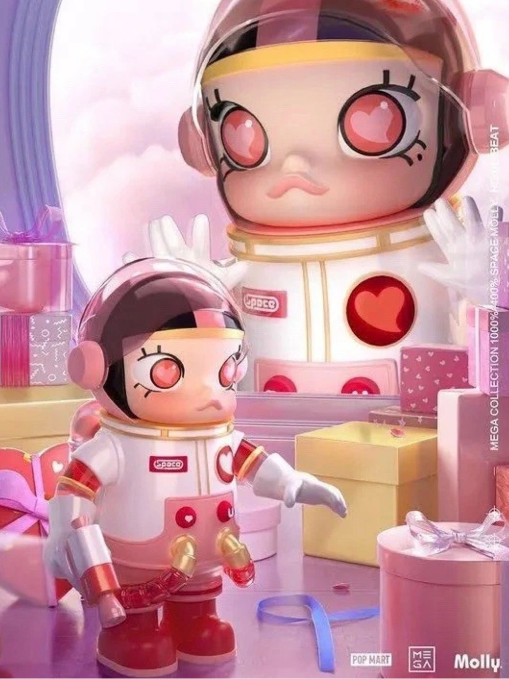 MEGA SPACE MOLLY 400% HEARTBEAT LIMITED EDITION COLLECTIBLE NEW SEALED BOX